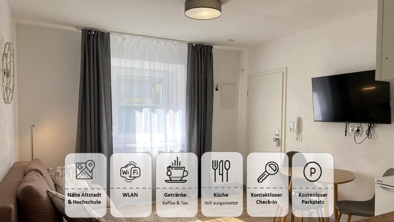 Modernes Apartment - Zentrale Lage - Kostenloses Parken آمبرغ المظهر الخارجي الصورة